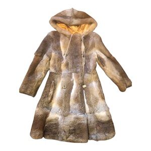 Vintage Women's Tan Teddy Jacket